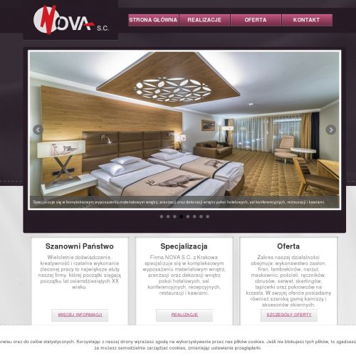 Kraków - szycie narzut do hoteli