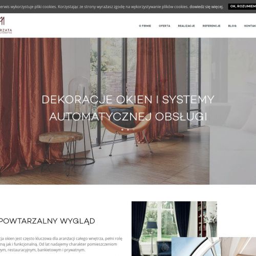 Automatyczna obsługa zasłon w salach bankietowych w Poznaniu