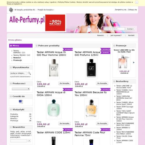 Perfumy oryginalne promocja w Warszawie