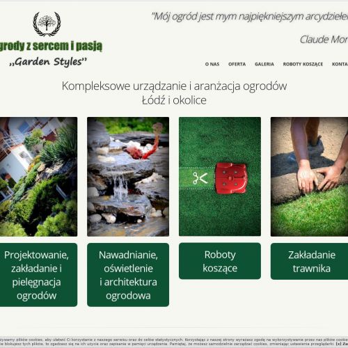 Usługi ogrodnicze zakładanie ogrodów Zgierz