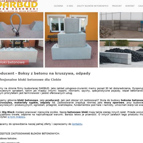 Boksy na kruszywa - łódź