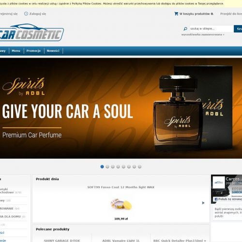 Kosmetyki do auta sklep