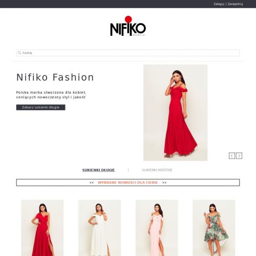 Krótka sukienka z odkrytymi ramionami