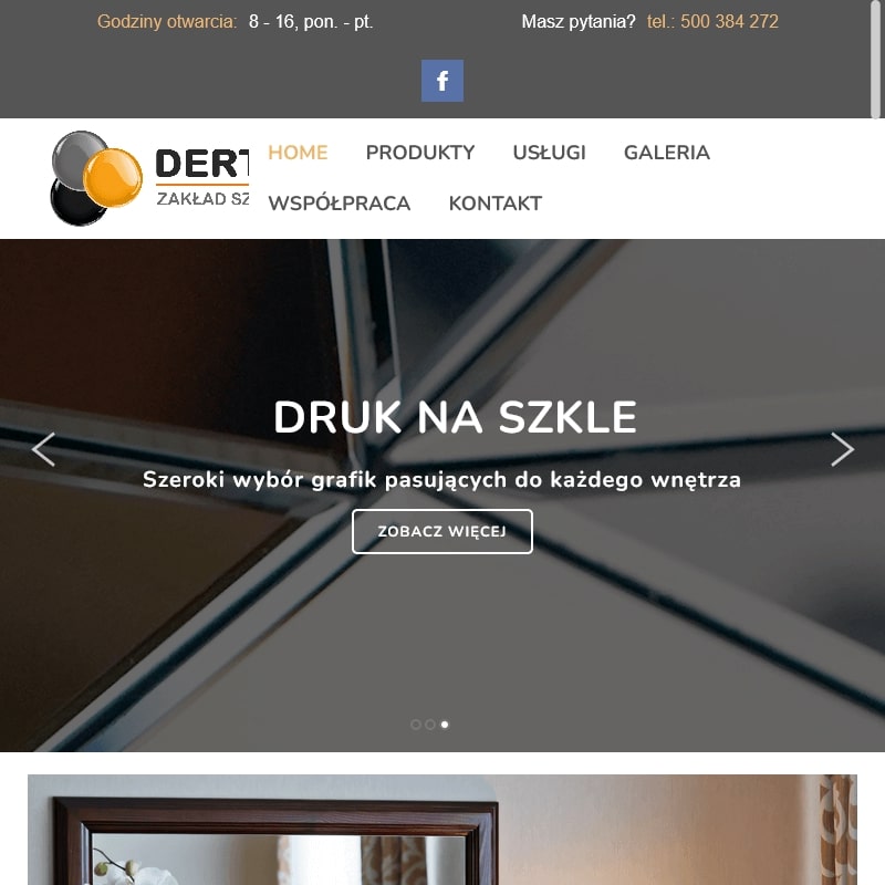 Lustro klejone na wymiar w Bydgoszczy