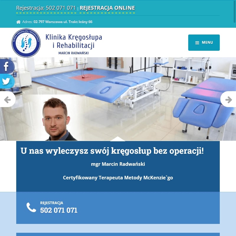 Rehabilitacja metodą mckenziego - Warszawa