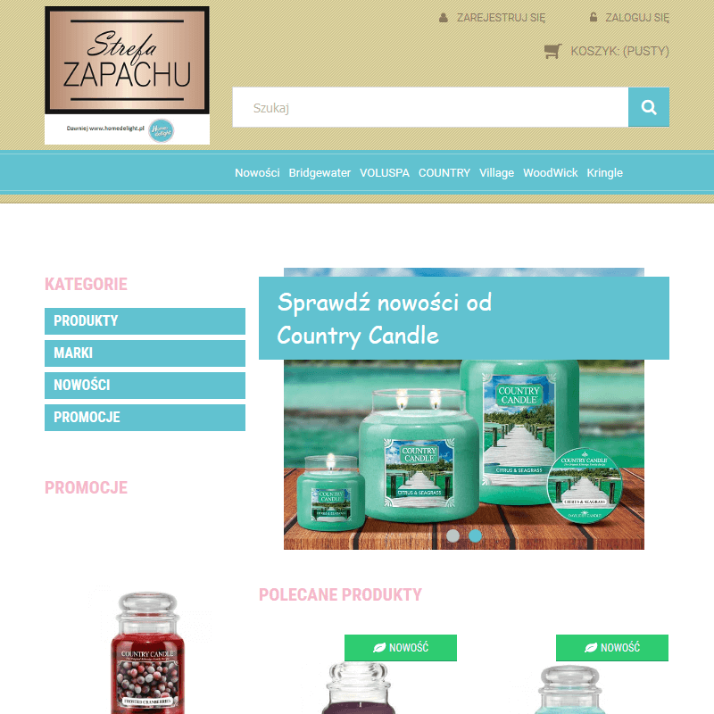Wieluń - świece zapachowe sklep