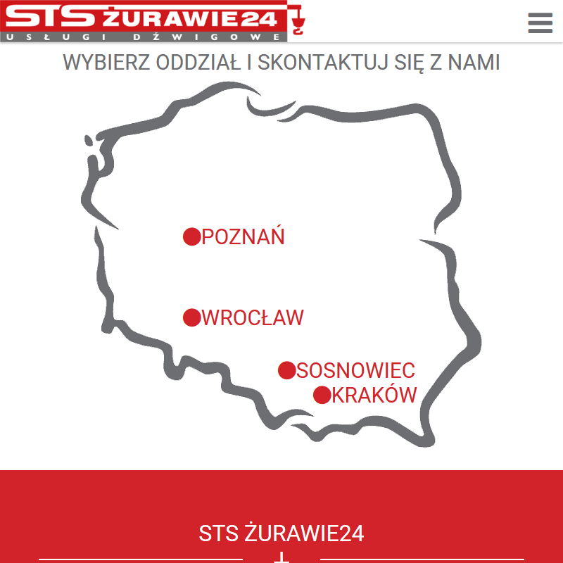 Kraków - zurawie wrocław wynajem