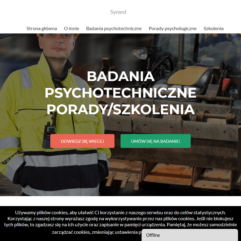 Dąbrowa Górnicza - badania psychotechniczne wózki widłowe